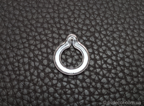 Кільце прозоре з вушком для Римських штор