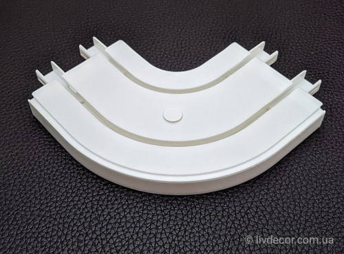 Поворот зовнішній пластиковий 2-ряд (Польща) STOL-KAR