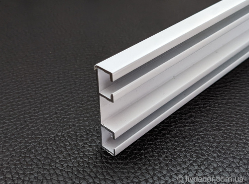 Профіль Євро-2 (2-ряд) посилений алюмінієвий