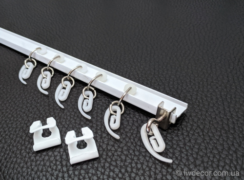 Т-Профіль посилений з металевим роликовим бігунком (укомплектований)