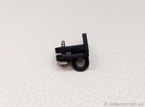 Заглушка Євро чорна пластикова